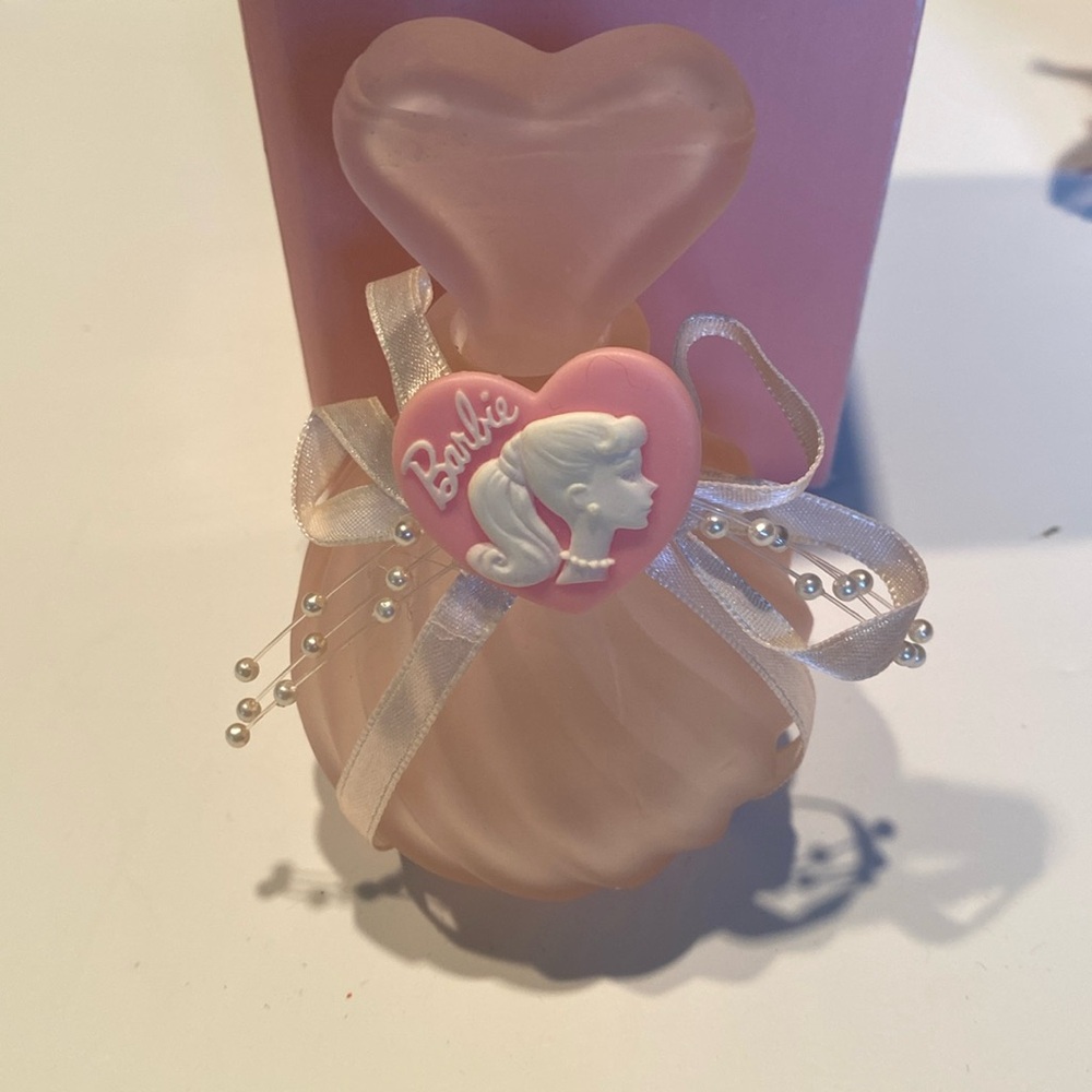 NWT & Vintage 1995 Barbie Light Dusty Rose Fragrance Bottle